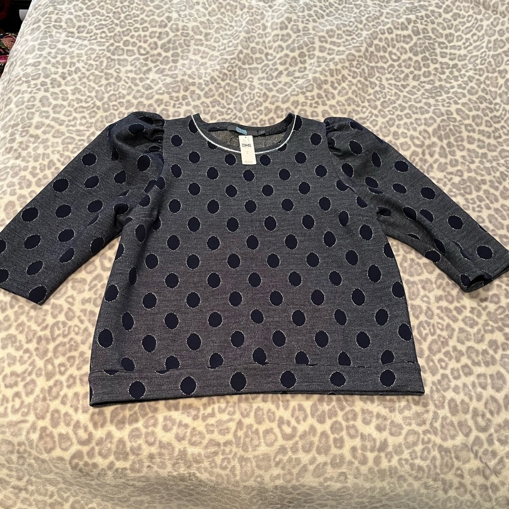 Anthropologie 3/4 sleeve top